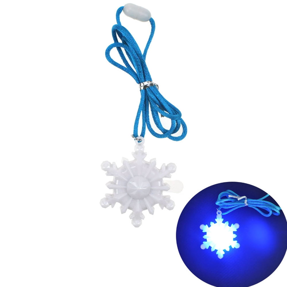 Collier Lumineux à LED Pour Noël - 86 Cm, Couleurs Clignotantes, Pour Fêtes, Spectacles Et Célébrations