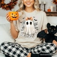 thumbnail image 5 of Coquette Ghost T-Shirt, Cute Halloween Tee for Girly Ghouls, 5 of 6