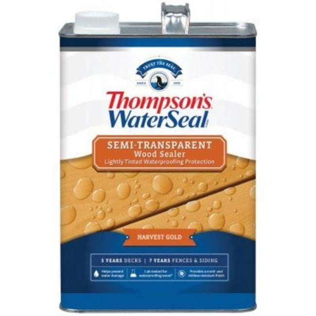 Thompsons Waterseal 1 gal SemiTransparent Waterproofing Stain, Harvest Gold