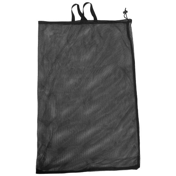 Minkissy Foldable Laundry Bag for Travel Black Polyester Mesh Design Lightweight 1 Piece