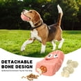 thumbnail image 3 of PcEoTllar Dog Toys for Aggressive Chewers, Dog Chew Toys, Treat Dispensing Dog Puzzle Toys - Pink, 3 of 8