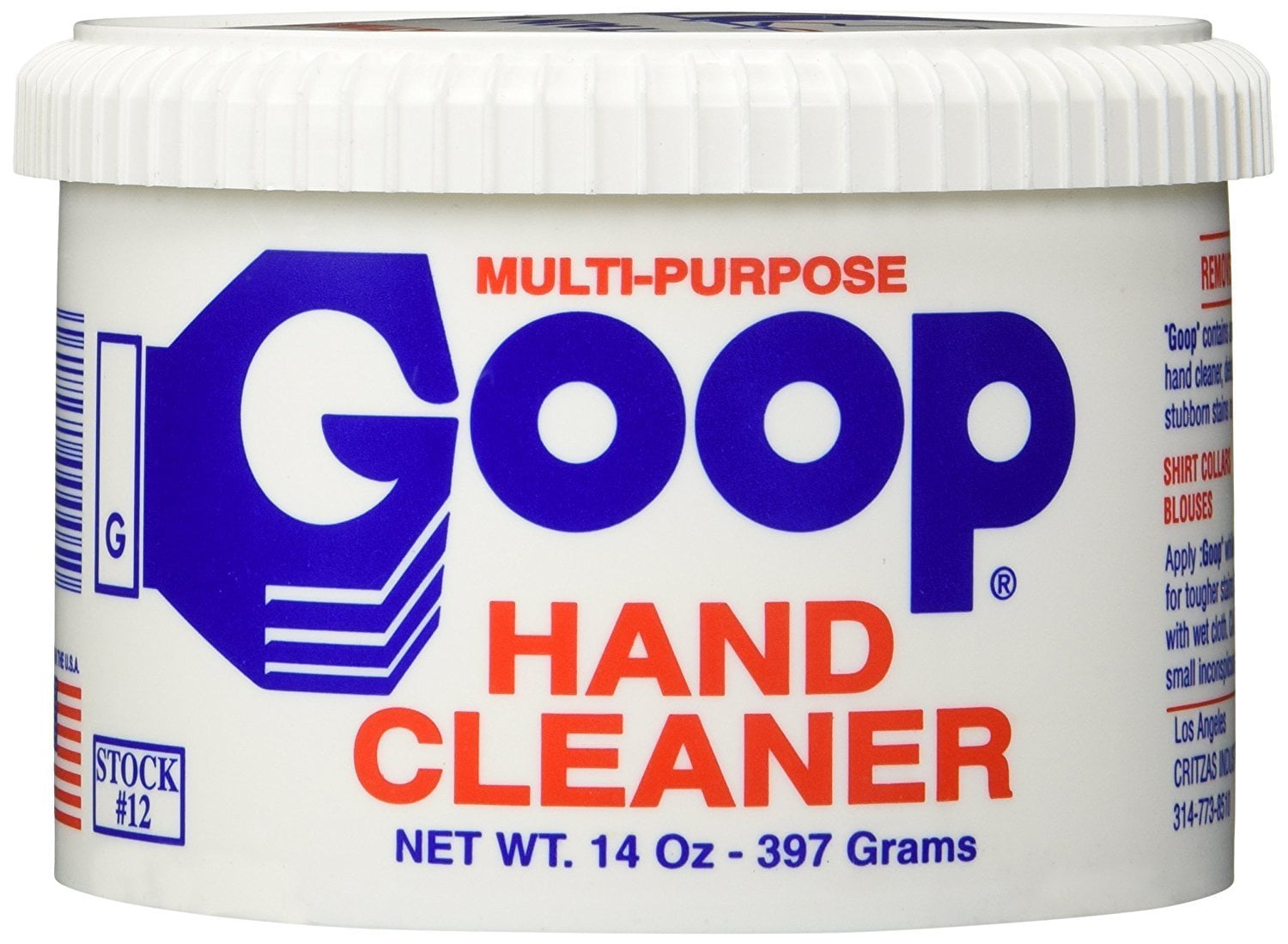 GOOP Multi-Purpose Hand Cleaner, 14 oz