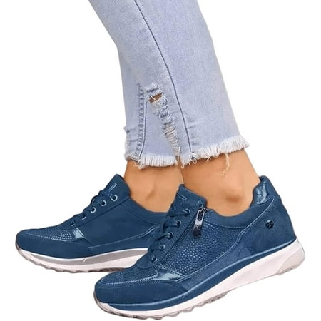 Sneakers For Women Walking Shoes Comfortable Slip on Fashion Casual Dressy Summer Low Top Platform Flats Loafer