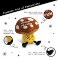 thumbnail image 4 of Punchkins Muchroom Plushie - No More Mr. Fungi Punny Mushroom Plush Gift para los amantes de la comida Sassy Plush Toy para regalar, 4 of 5