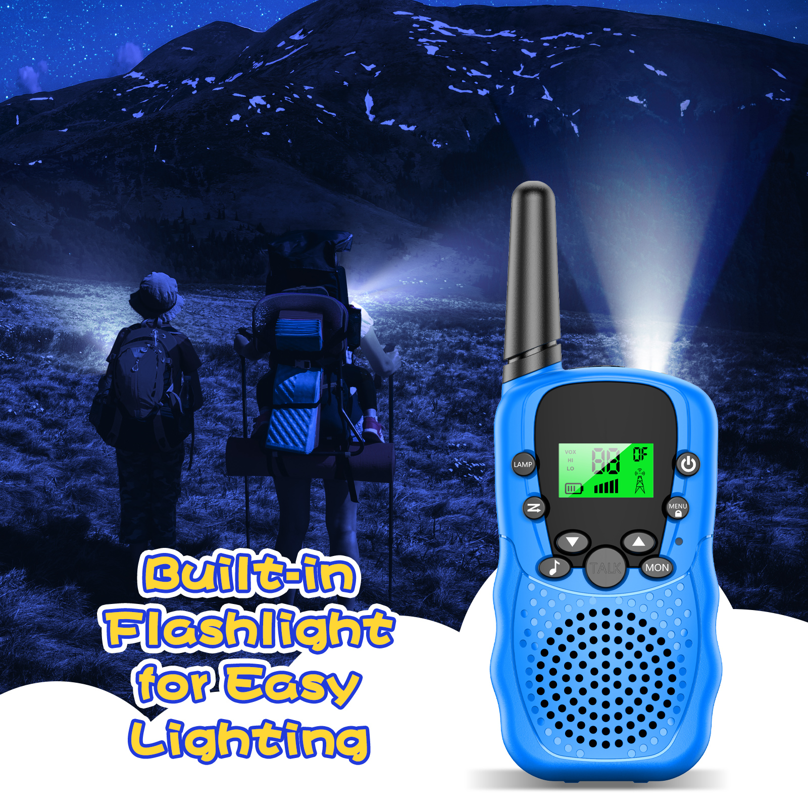 ATOPDREAM Kids Walkie Talkies 3-Pack photo 4