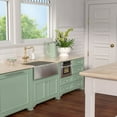 thumbnail image 2 of Kichae 33 Inch Farmhouse Apron Front Kitchen Sink 16 Gauge Stainless Steel Single Bowl, 2 of 7