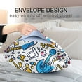 thumbnail image 4 of Yayeee Pillowcase Queen Size Set of 2 Satin Wrinkle Resistant Pillow Case, Doodle Pattern, 4 of 7