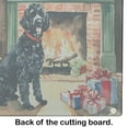 thumbnail image 4 of Portuguese Water Dog Cozy Christmas Glass Cutting Board Large 12 in x 15 in, 4 of 5