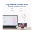 thumbnail image 2 of Cargador Carga Rápida 2 Usb Pd Qc3.0 65 W Con Cable Tipo C, 2 of 5
