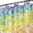 thumbnail image 3 of Pioneer Flower Floral Print Pattern Shower Curtain 72"x72" ,Bathroom Decorative Shower Curtains Set with 12 Hooks,Modern Waterproof Washable Shower Curtain, 3 of 6