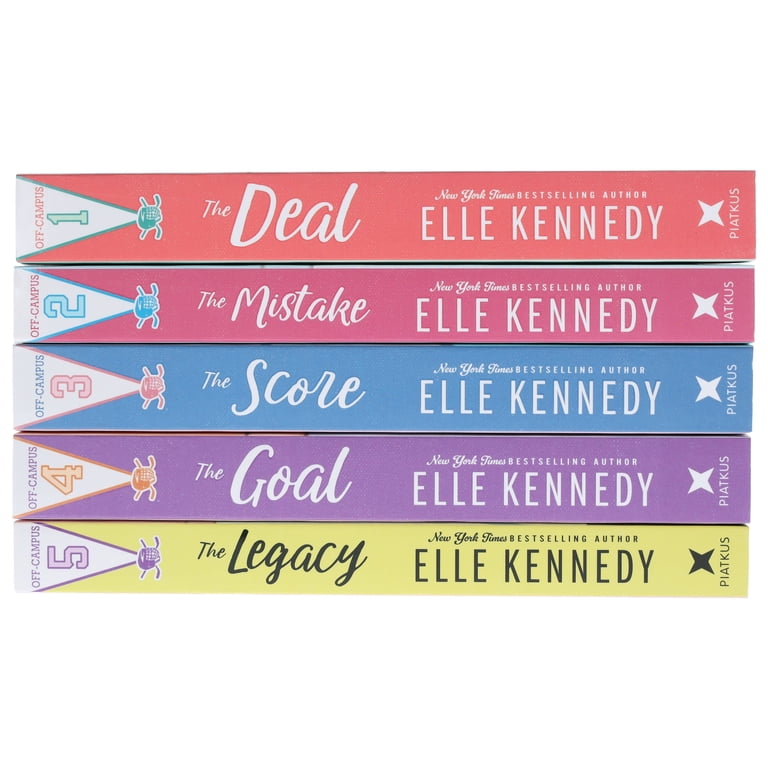 Off-Campus Series By Elle Kennedy 5 Books Sprayed Edge Box Set