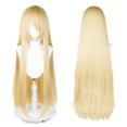 thumbnail image 1 of Peluca UTIEHD para disfraz de anime, 100 cm, rubia, 1 of 6