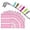 Pink, variant on 10 Sheets 300 Pcs Cable Labels, Tear Resistant Self-Adhesive Cable Tags, Waterproof Wire Cord Label Cable Stickers for Marking & Organizing Cablesin Office, Home, Kitchen