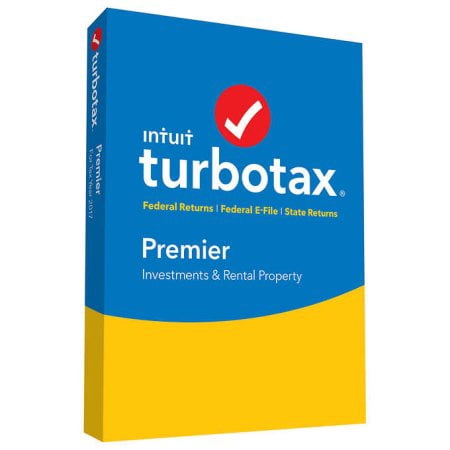 TurboTax Premier Tax Software 2017 Fed + Efile + State PC/MAC