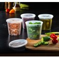 thumbnail image 3 of Contenedores de almacenamiento de alimentos Pantry Value de 24 x 24 oz con tapas, 3 of 5