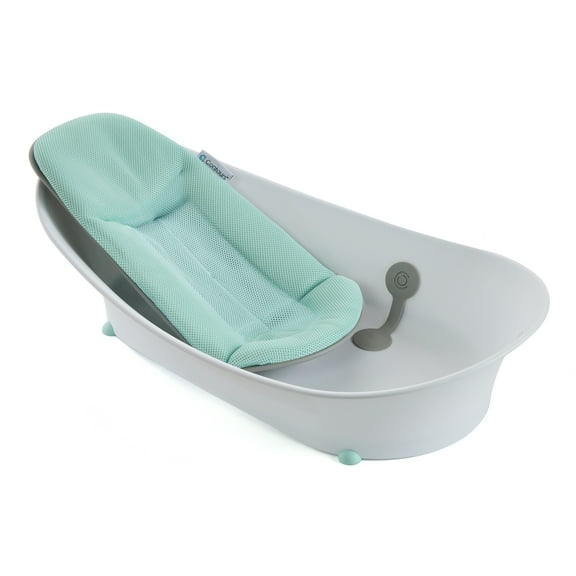 Contours Oasis 4-in-1 Comfort Cushion Baby Bathtub for Newborn, Infant, and Toddler - White