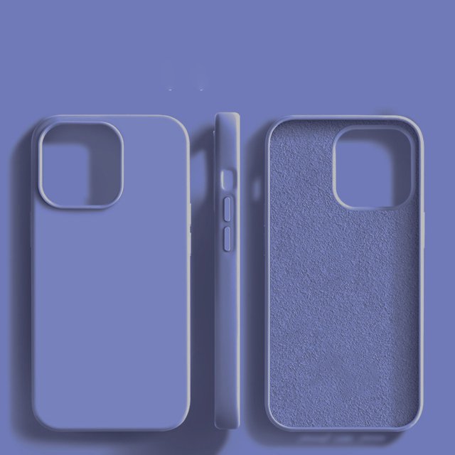 Funda de silicona líquida Original para iPhone 14, 13, 12, 11 Pro Max, Mini 7, 8 Plus, X, XR, XS Max, parachoques a prueba de golpes, accesorios de cubierta suave