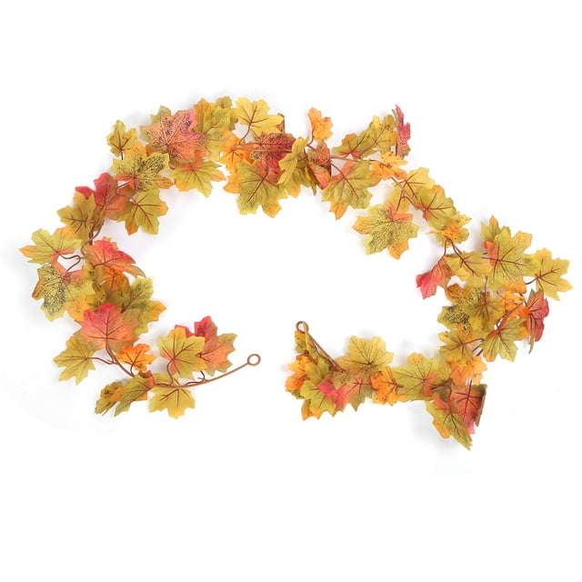 Maple Leaf Vine Decoration Garland Simulation Rattan Red Maple Leaf Piping Collapsible Ceiling Fall Maple Cane Hanging Wall Garnish Ornament