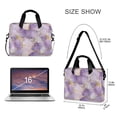 thumbnail image 3 of FORMRS 16" Laptop Bag Carrying Sleeve Case with Handle Travel Shoulder Briefcase, Pastel Purple Marble Pattern, 3 of 8