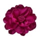thumbnail image 3 of Broche de 10 cm para mujer, broche de tela satinada, hecho a mano, clásico, elegante, para solapa. Rojo, 3 of 9