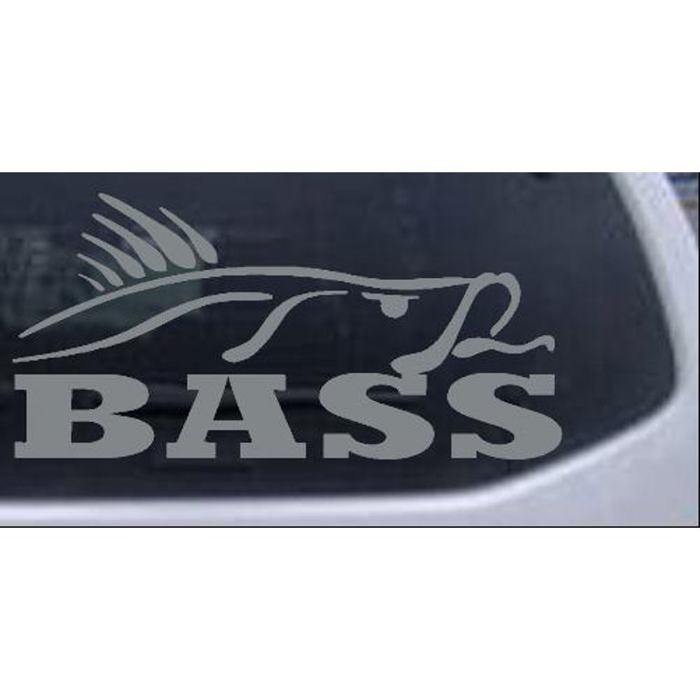Bass Fishing Decal Car or Truck Window Decal Sticker 