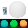 thumbnail image 4 of Outdoor LED Ball Light Outdoor Waterproof RGBW Globe Lamp with 16 Color Dimmable 4 Modes 24 Key Remote Control, 4 of 7