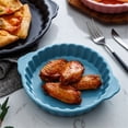 thumbnail image 3 of 360ML Double Ear Creative Circular Ceramic Baking Plate for Baking and Roasting Steak Plate Double Ear, 3 of 5