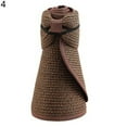thumbnail image 2 of Yirtree Women's UPF 50+ Wide Brim Roll-up Straw Sun Hat Sun Visor Summer Wide Brim Roll Up Foldable Sun Beach Straw Braid Visor Sun Hat, 2 of 7
