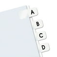 thumbnail image 5 of (2 pack) Redi-Tag B31005 Legal Index Tabs, 1/12-Cut Tabs, A-Z, White, 0.44" Wide, 104/pack, 5 of 6