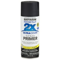 6-Pack of 12 oz Rust-Oleum Brands 249846 Black Painter’s Touch 2X Ultra Cover Paint   Primer Spray Paint, Primer