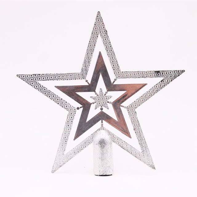 Árbol de Navidad con estrellas brillantes para colgar, decoración de Navidad, adorno para el hogar, suministros de Año Nuevo, regalo, 1 ud.