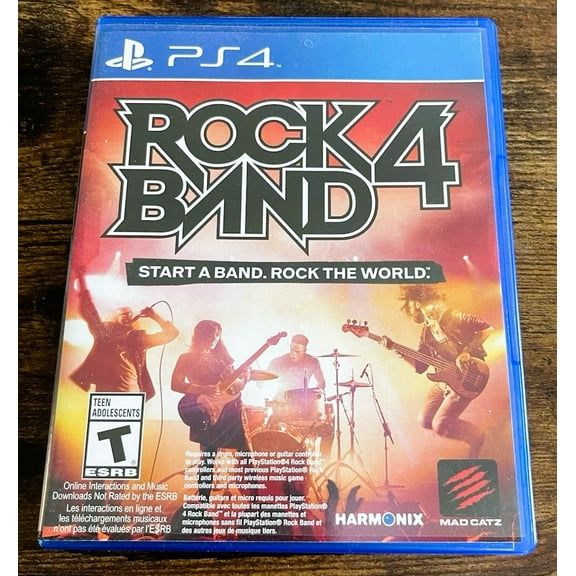 Pre-Owned Rock Band 4 (PS4 software only) NLA, Electro-Harmonix, PlayStation 4, 728658047511