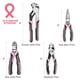 thumbnail image 2 of Juego de alicates WORKPRO, 4 piezas, cinta rosa de acero CR-V, 2 of 8