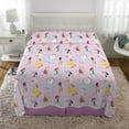 thumbnail image 2 of Disney Princess Kids 4 Piece Purple Sheet Set, Full, 2 of 8