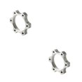 thumbnail image 2 of ZLight Threaded Strong Toughness Hub Disk Conversion Seat Disc Brake Rotor Adapter Road Bicycle Accessories Smooth Surface 44MM 2Set, 2 of 6