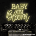 thumbnail image 2 of Craftnamesign Baby In Bloom Neon Sign Bedroom Kid Room Wall Decor, 2 of 5