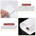 thumbnail image 4 of Uxcell Heat Transfer Vinyl Rolls 12"x10ft PU HTV Printable Vinyl Film for T-Shirts DIY Craft Iron, White, 4 of 6
