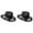 B-Black 2PCS, variant on 2 Pack,Women'S Headdress Hat Women'S Wedding Hat Sun Hat Flower Shade Seaside Beach Hat Tennis Hat College Football Visor Hats Flag Baseball Cap Fit Cap Boy Baseball Hat Coolest Hats in The World