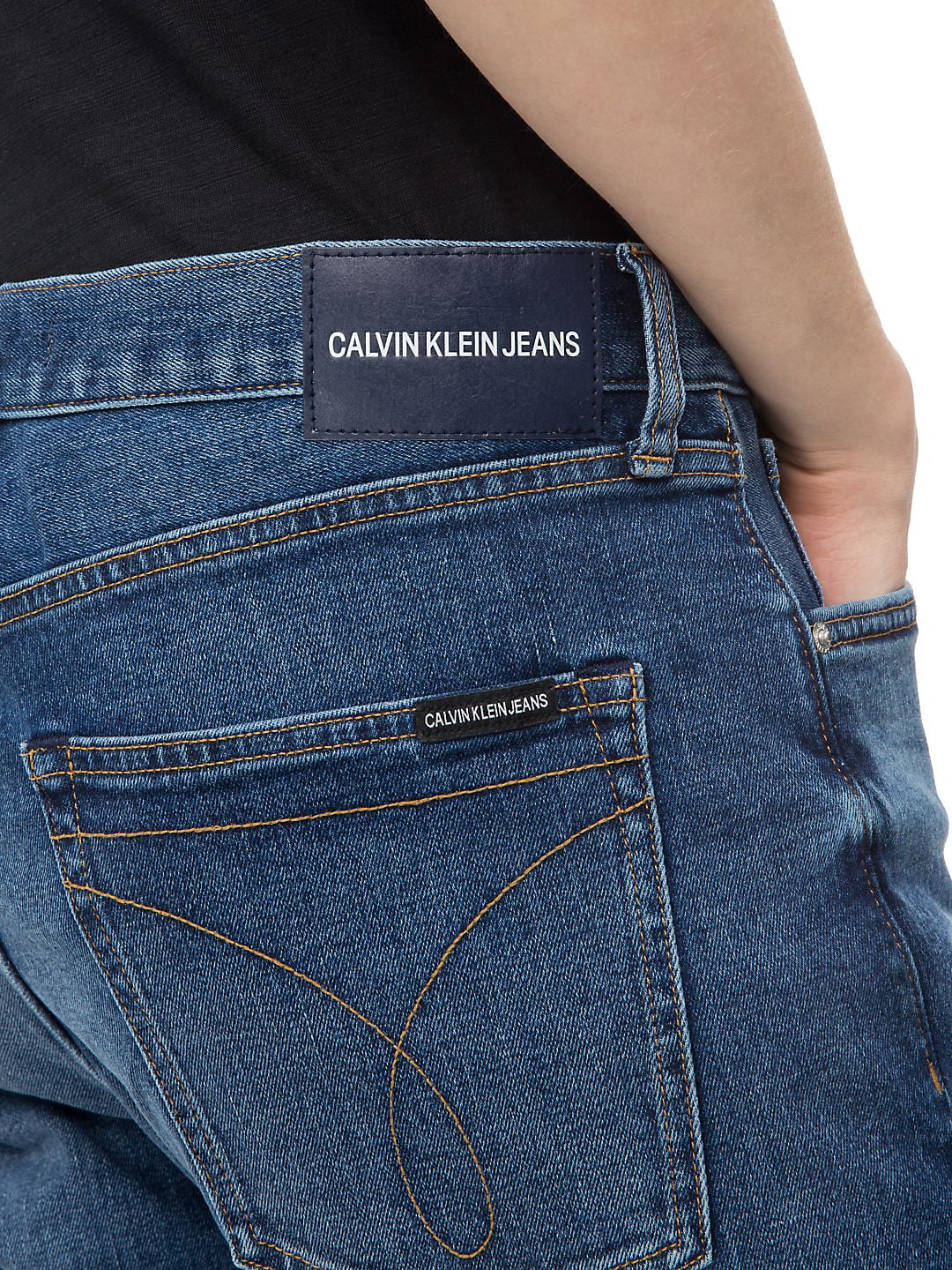 calvin klein athletic taper jeans