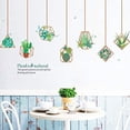 thumbnail image 3 of Hanging Geometric Plant Wall Decals Succulent Pot Wall Stickers Removable Art Murals for Bedroom Living Room Offices Classroom Decoration$$Tools, 3 of 7