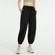 thumbnail image 5 of TFixol Mujer Pantalones Jogger Sueltos Elástico De Secado Rápido Malla Empalme Bolsillo Cinch-Parte Inferior, 5 of 8