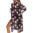 thumbnail image 5 of HELLHERO High Quality Fabrics Bathing Suit Cover Up for Beach Lightweight Loose Poodle Pattern, 5 of 6