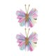 thumbnail image 1 of 2 x Pinzas para el cabello con forma de mariposa Pinzas para el cabello con forma de mariposa Portátiles Versátiles Cabello rizado Cabello Roscado Azul Rosa, 1 of 9