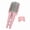 Pink Grey, variant on 2-in-1 Detangling Hair Brush, Dual-Use Styling Comb With Removable Cover, Lightweight Detangling Comb(Purple Grey)