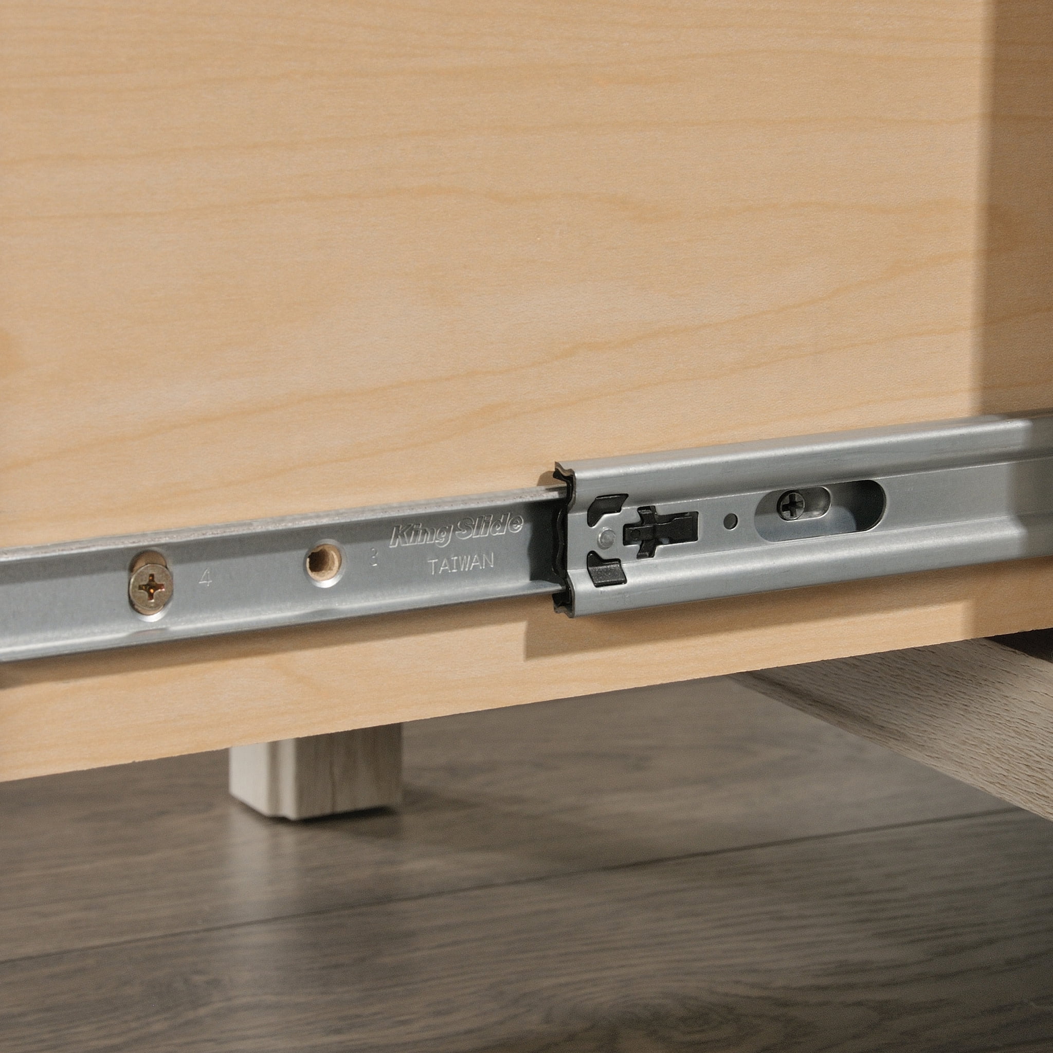 Sauder Costa Computer Desk, Chalked Chestnut Finish