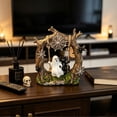 thumbnail image 4 of Miwamany Halloween Ghost Tree Trunk Resin Figurine, Spooky Web Themed Tabletop Statue Ornament for Shelf Mantel Indoor Home Party Gothic Decor, 4 of 9