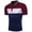 Red, variant on Sngxgn Men's Print Short Sleeve Cotton Polo T-Shirt(Grey,M)