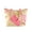Green and Pink Floral, variant on Capri Cotton Quilted Mini Tote Shoulder Bag Purse