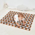 thumbnail image 2 of White Butterfly Orange Pattern Blanket,Comfortable Soft Flannel Throw Blanket,All Season,Warm Lightweight Blankets for Sofa Bed Couch Living Room Chair,30"x40", 2 of 4