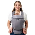 thumbnail image 2 of Momcozy Portabebé Cangurera Bebé Recién Nacido, Portabebés Ergonómico, Cómodo Y Ligero Para 3,5-10,5 kg, Soporte Para El Cuello Ajustable Con Parasol, Malla Transpirable, Gris Oscuro Modelo CR02, 2 of 10